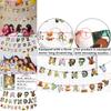 Vibrant Animal Print Birthday Party Banner For Kids Celebrations And Decorations