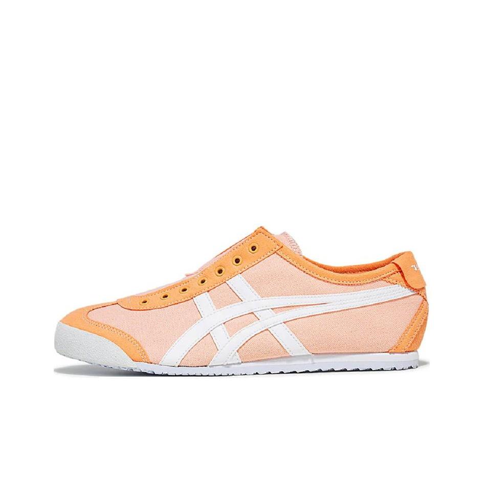ONITSUKA TIGER Mexico 66 Wsuwane Łatwe do noszenia Wygodne Oddychające Lekkie Niskie Codzienne Buty Unisex Trampki Pomarańczowe 1183A360-700