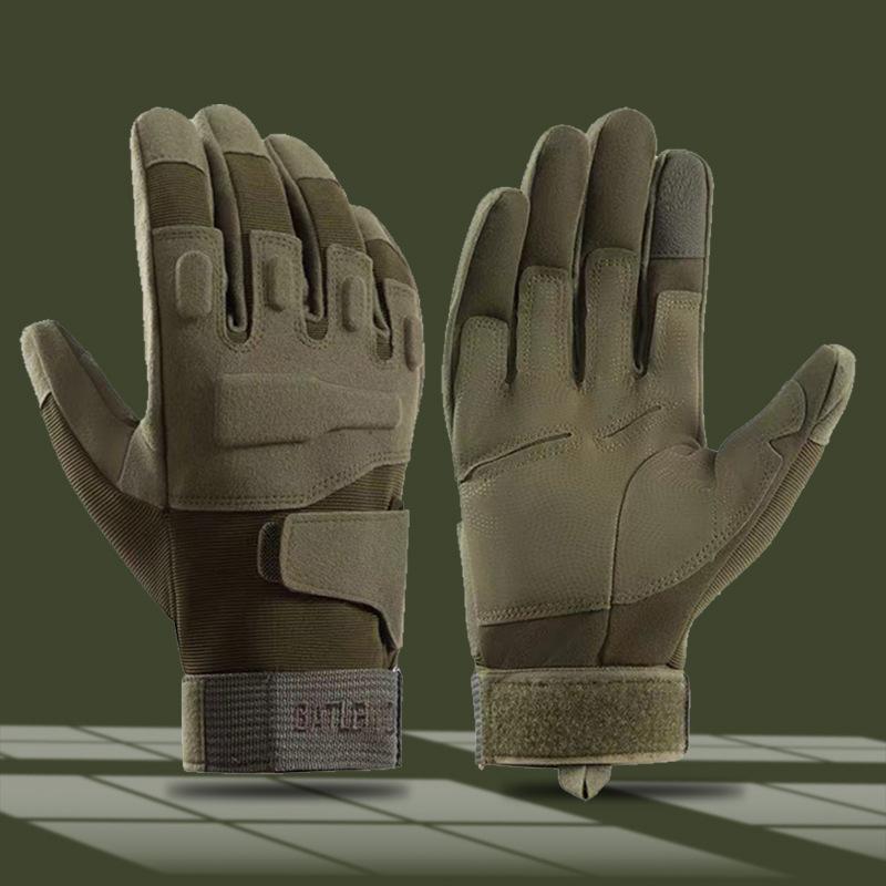 Tactical Gloves Full Finger Men's Outdoor Sports Mountaineering Anti-skid Military Fans Fighting Combat Mountaineering