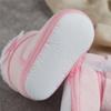 Baby Shoes High Solid Color Snow Boots Flanged Sleeves Thick Cotton Shoes Fleece
