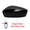 Protective Cover Door Mirror Shell For Mazda 2 DEMIO 2014-2017 Picture Frame Long Strip Shell Pearl White Bright Red Blue Gray