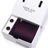 Men's 1200-Needle High-Density Business Stripe & Paisley Tie Set - 6 Piece Groom & Wedding Gift Box