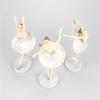 Pack/3pcs Magical Ballerinas Cake Decoration Ballerinas Theme Birthday Party Supplies Dancing Ballerinas Girl Figurine