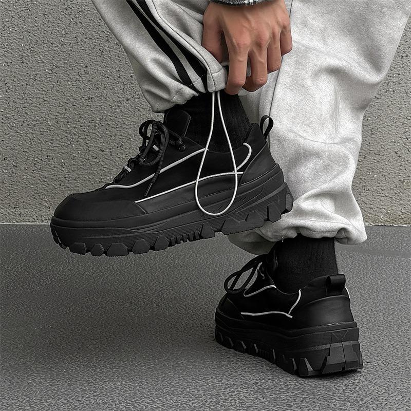 3625 high street thick baseplate shoes men's four-season versatile men's shoes spring new Guochao casual niche shoes