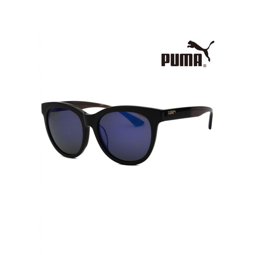 

Puma Pu0089sk 001 Round Horn Rimmed Over Asian Fit Mirror Sunglasses PU0089SK001