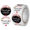 500 Self-Adhesive Thank You, Dessert, Cake, & Baking Stickers - Cartoon & Floral Styles for Children & Wedding Rewards