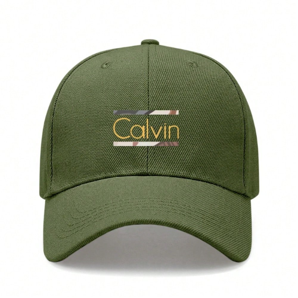 Cappellino da Baseball Calvin Minimalista - Unisex Leggero Traspirante Poliestere Regolabile Casual Moda Cappellino da Baseball Per Sport all'Aperto Passeggiate in Città