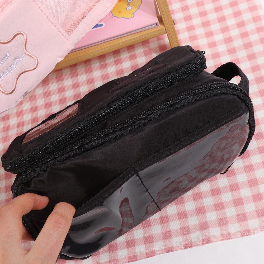 Multilayer Y2K Star Stationery Bag Desktop Storage Ins Pencil Pouch  Stationery Holder