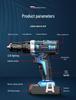 21V Rechargeable Handheld Drill with Lithium Battery and Pistol Grip Screwdriver