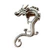 Retro Punk Dragon Ear Clip Earrings (Unisex, Non-Pierced)