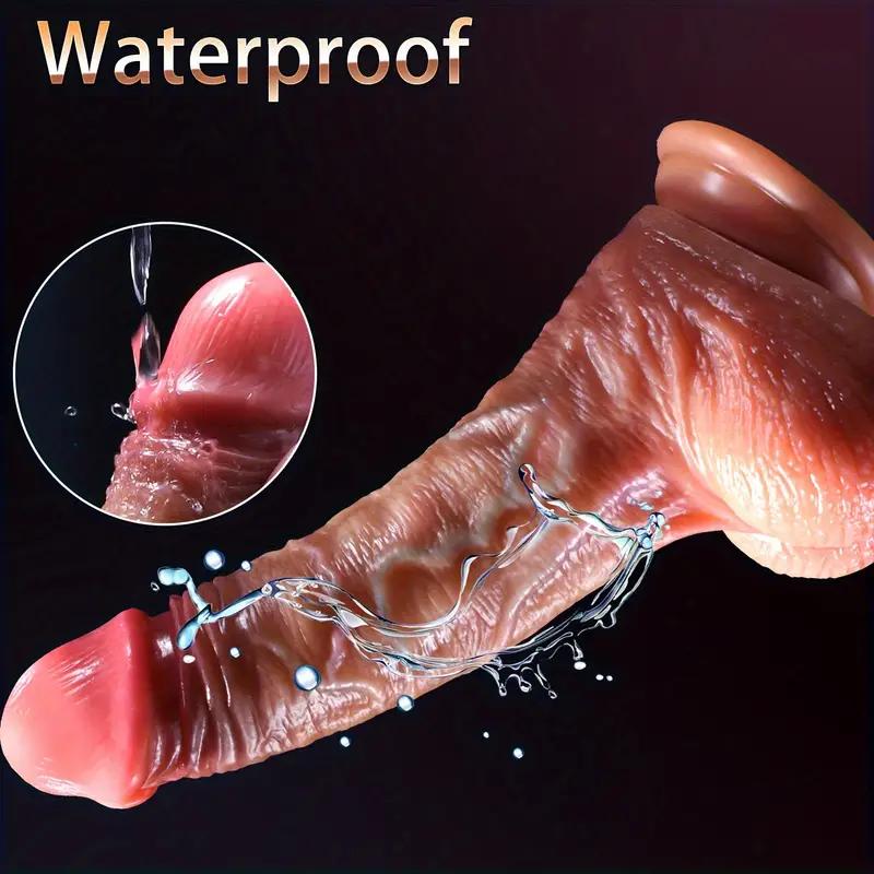 Realistic Dildos for Women Skin Sliding Foreskin Testicles Dildo Anal Vaginal Stimulation Strapon Big Penis Woman for Sex Toys