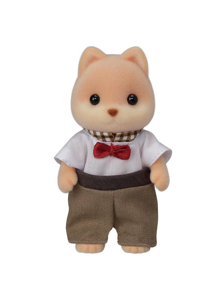 Sylvanian Families Dolls Dog ST Mark Ages 3 and Toy Sylvanian Epoch [Caramel Family] FS-35 Certified, Up, Dollhouse, Families,