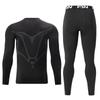 2-piece Men's Warm Corset Warm Suit Corset Jacket and Trousers Men's Fitness Pants Shirt Running Yoga Sports Pants