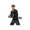 Li Ning Fitness Series Logo Print Warm Compression Long Sleeve Workout Shirt Men tops Black AUDT503-1