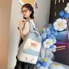 Schoolbag New Primary School Students Simple and Cute Versatile Large Capacity Junior High School High School Students Computer Travel Backpack