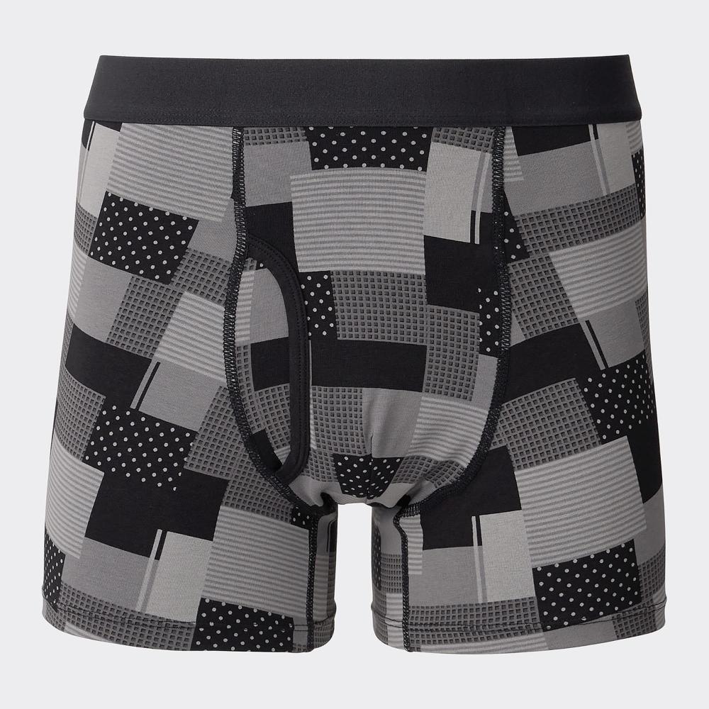 

Боксеры GU by Uniqlo в стиле пэчворк 09 BLACK/M