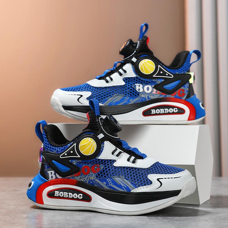 Babu Bean Schüler Jungen Schuhe 2025 neue Sommer Kinder Sportschuhe Mesh atmungsaktiv Laufen Basketballschuhe