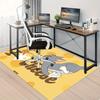 1pc Office Carpet Chair Mats Tom Jerry Cheese Perfect for Office Chairs, Living Rooms, Or Bedrooms,Polyester Carpet.HDT183