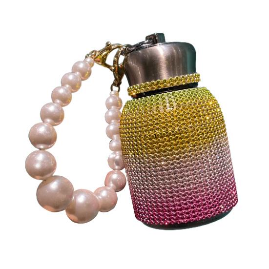 300ml izolovaná sklenice s drahokamy osazená Nepropustná 304 nerezová ocel tepelně odolná izolovaná baňka Office