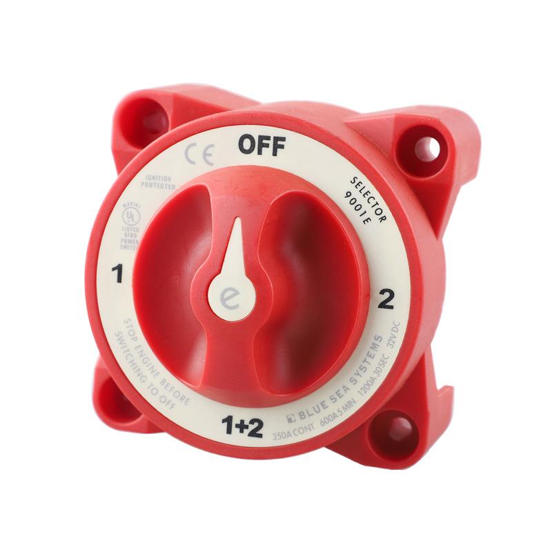 Marine Battery Selector Switch 4 Position Waterproof Heavy Duty for Fishing Boat Power System Upgrade