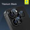 Blueo Sapphire Material For iPhone 16 Pro Max Camera Lens Protector, Metal Anti Scratch Cover for iPhone 16 Pro Lens Protector