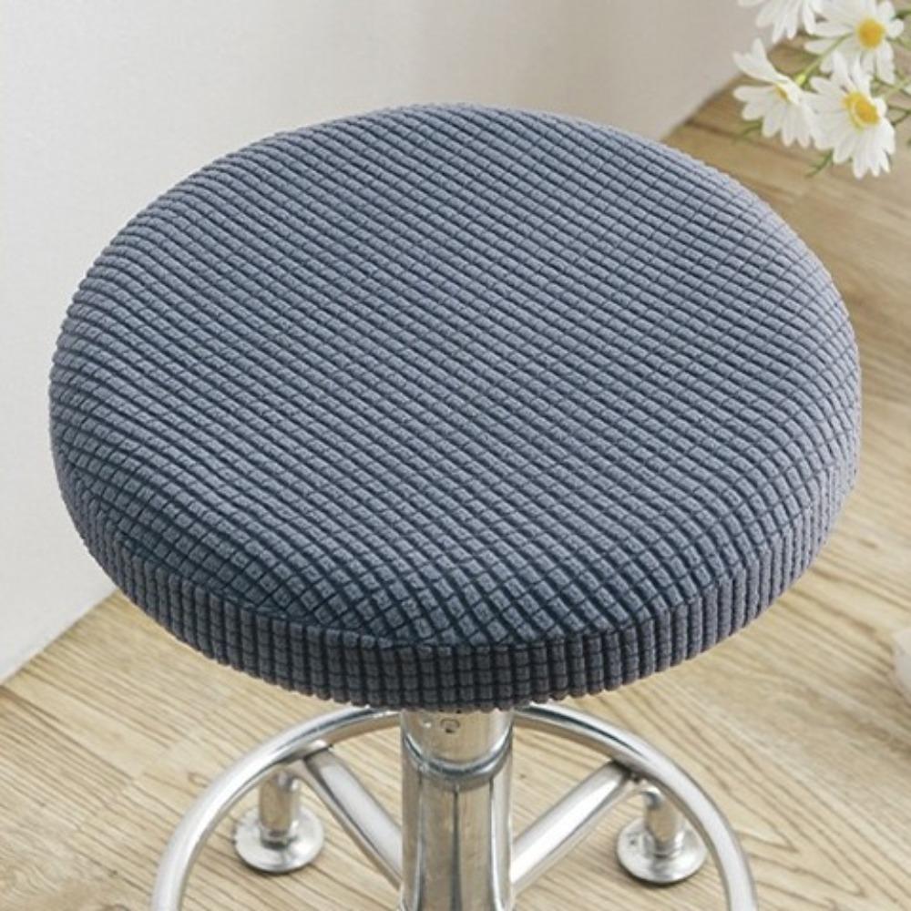 Wear-resistant Slipcover Soft Elastic Bar Stool Covers Round Stool Chair Cover Bar Counter