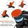 1set Trimmer Line Replacement Spool For Black+ Decker, Autofeed 30 Ft, 0.065-inch, Cap And Spring, Compatible With Gh900 Gh600 Gh610