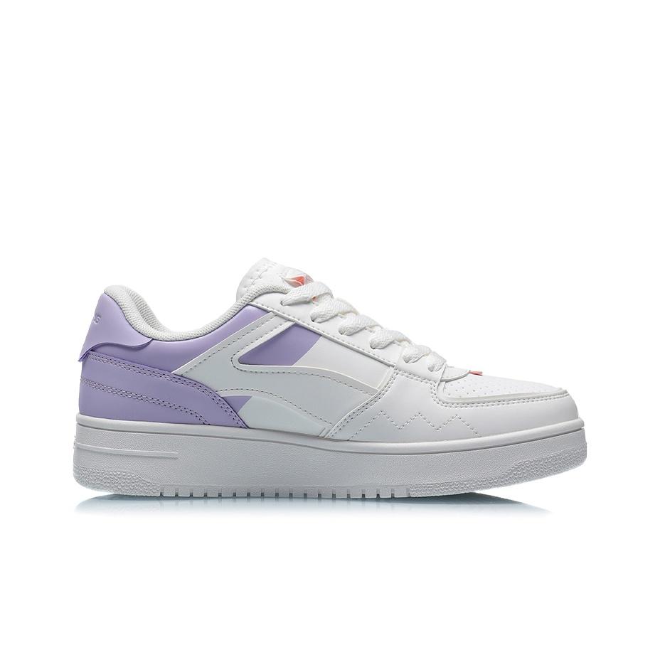 Li-Ning Breathable Non-Slip Lightweight Low-Top Skate Shoes Women Sneakers Moonlight-Purple AGCQ378-4