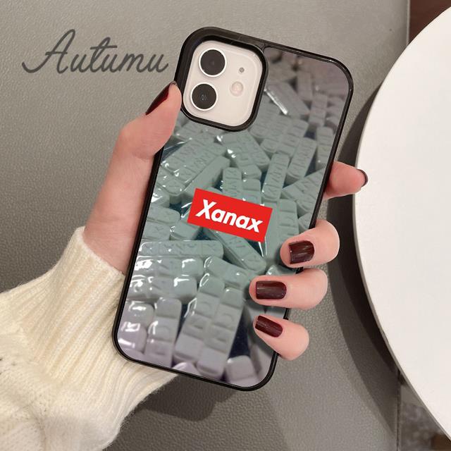 

Чехол для телефона XANAX для iPhone 11, 12, 13, 14 Pro Max mini X XR XS SE 2020 5, 6S, 7, 8 Plus, Samsung Galaxy S21 S22, чехол iPhone 11