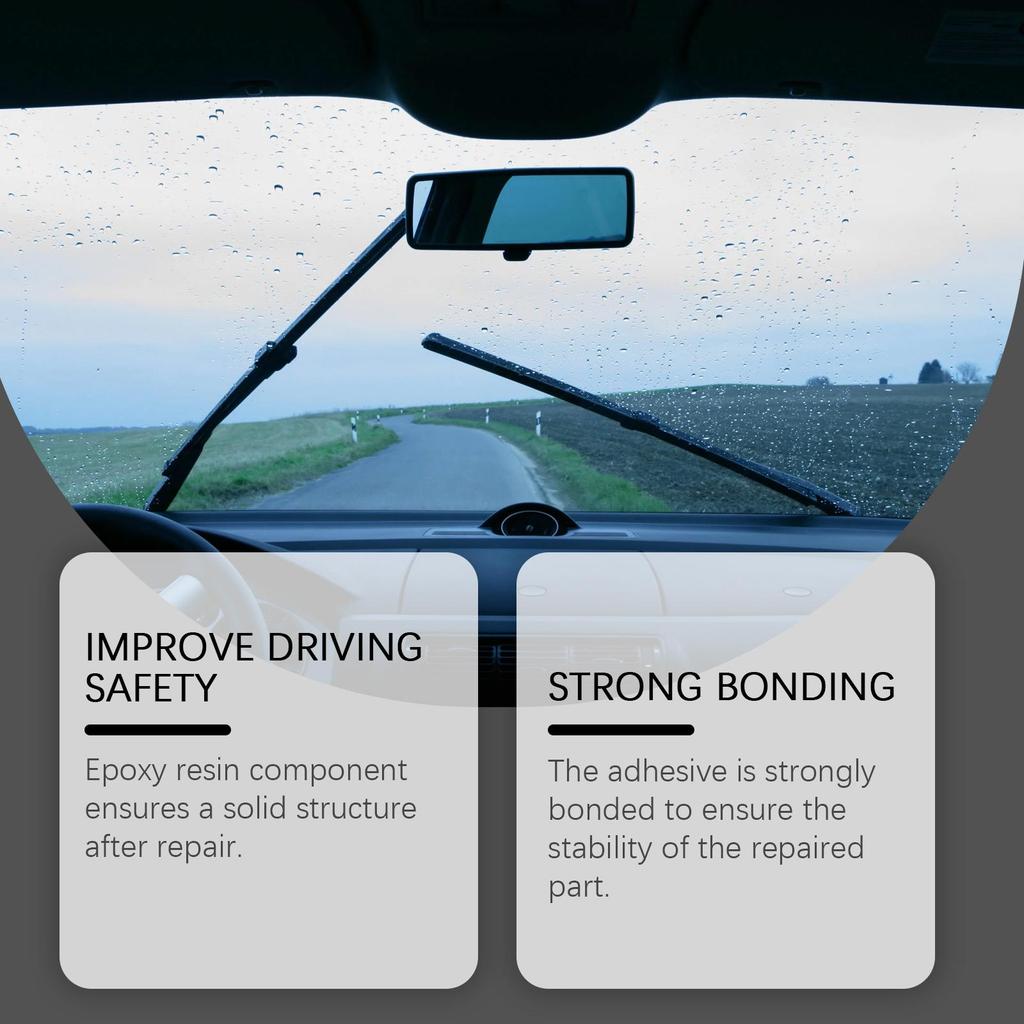 20ml Auto Windschutzscheiben Riss Reparatur Lösung Autoglas Pflege Werkzeuge Gerissenes Glas Klebelösung