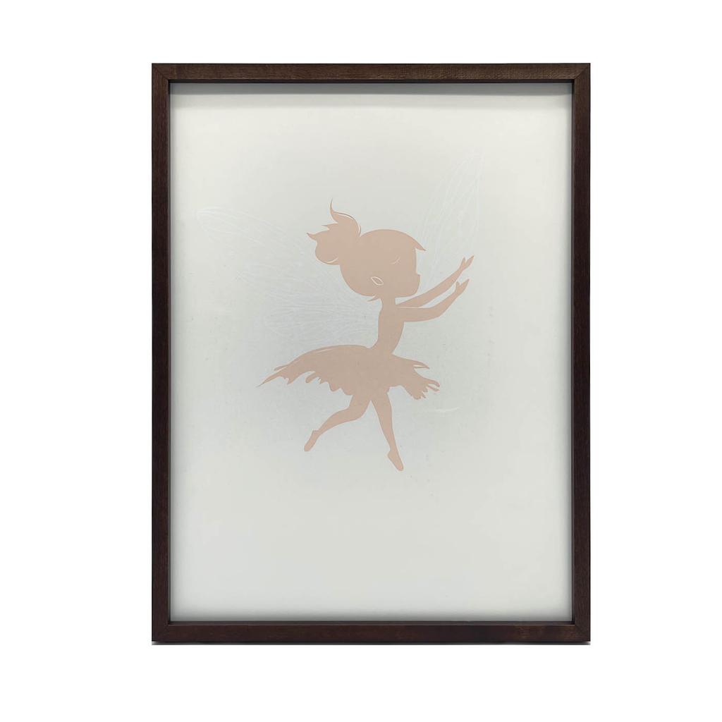 Plakat Magia Wróżki W Różu Plakat Magia Wróżki W Różu, 50X70 Cm, Rama Aluminiowa Czarna, Papier Matowy 230 Gsm