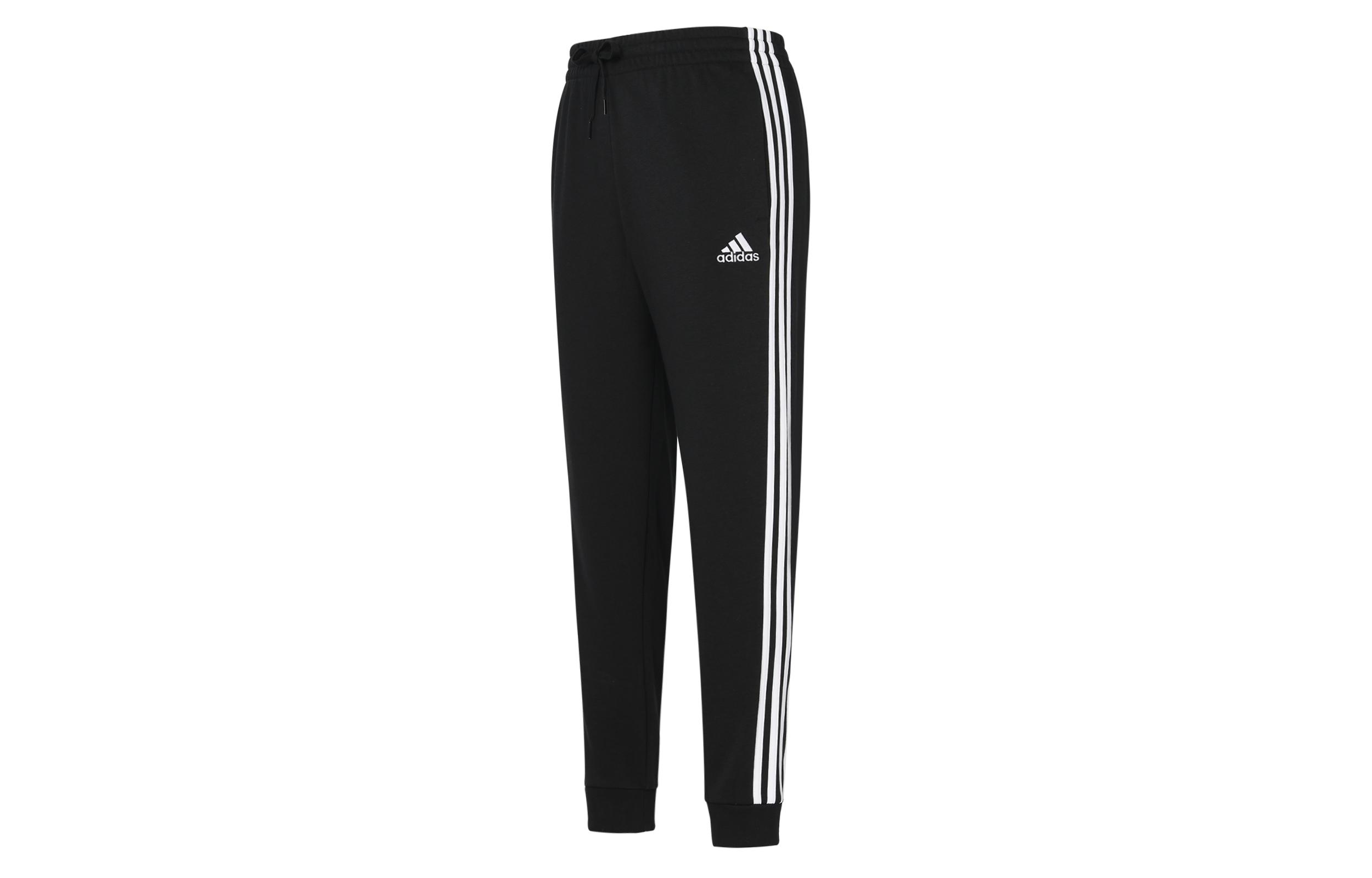 Adidas Essentials French Terry Tapered Cuff 3 Stripes Pants GK8831 S