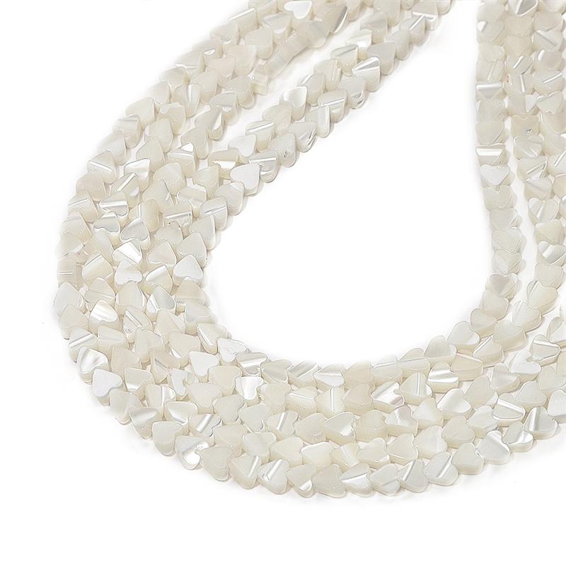 

5-15 шт. Натуральные бусины из морских ракушек для изготовления ожерелий, браслетов, серег и другой бижутерии 4mm 5pcs