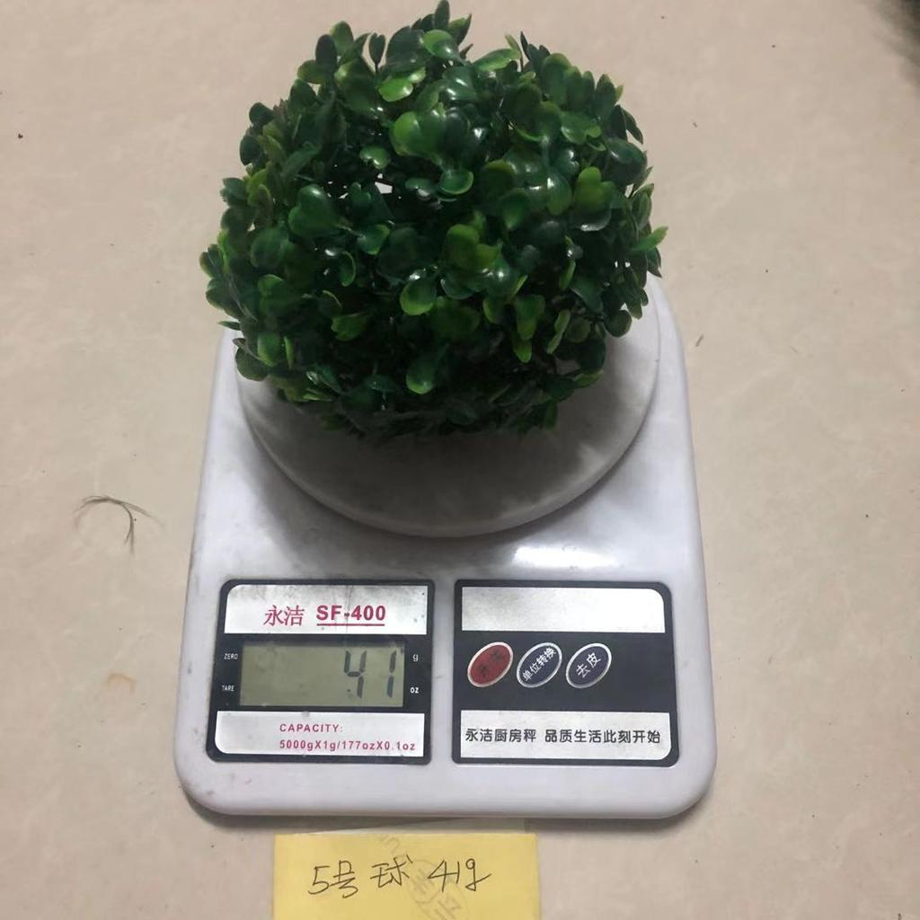 Artificial Plant Topiary Balls Wedding Home Garden Decor Green Plastic Plant Grass Balls