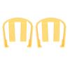 2 Pieces Durable Plastic Car Wash Clip Quick Connector Karcher K2 K3 K7, Time Saving Car Wash Accessories (Yellow)