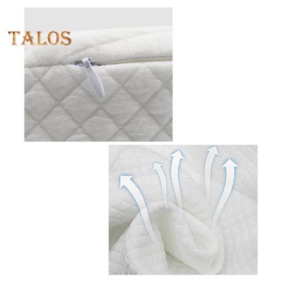 Poduszka do spania dla niemowląt z pianki memory, klin do karmienia piersią, antyrefluksowa poduszka klinowa dla niemowląt z pokrowcem na suwak do łóżeczka dla chłopców i dziewcząt