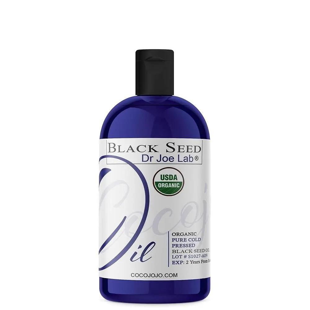 

Black Seed Oil 473.2ml (16 oz) - USDA Pure Cold-Pressed Unrefined Extra Virgin Cumin Seed Moisturizing Nourishing