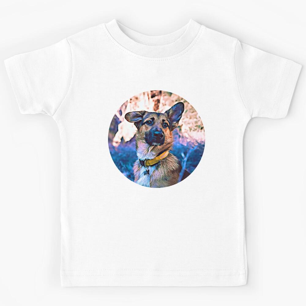 German Shepherd Portrait Kids T-Shirt 170