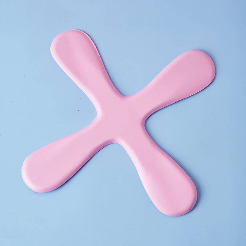 

Exciting Children s Soft Boomerang Flying Disc Safe Educational Toy Wholesale рожевий
