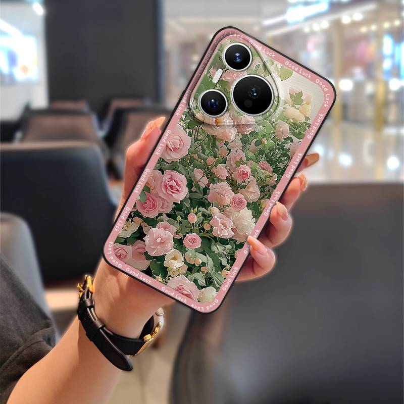 

Прочный водонепроницаемый чехол для телефона Huawei P70 Pro/Pura 70 Pro+ мультяшный грязеотталкивающий защитный чехол для телефона цветок ТПУ Huawei P70 Pro/Pura 70 Pr