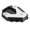 Motorcycle Kickstand Enlarger Aluminium Alloy Side Stand Extension Plate Pad Replacement for CB500X 2019+(Black )