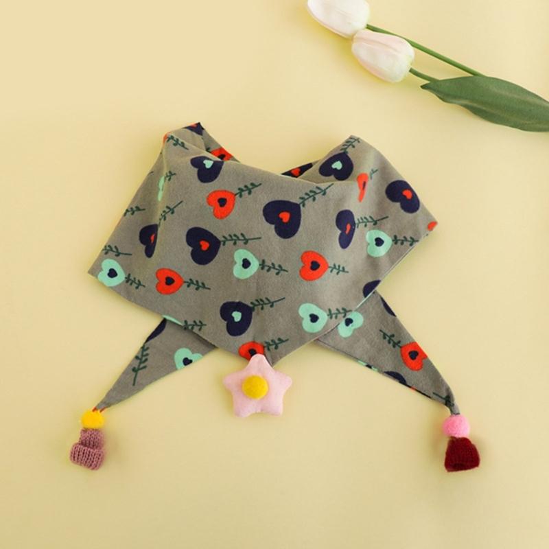 Cute Children Scarf Versatile & Warm Shawl Cotton Baby Neck Towel Multi Functional Scarf Lightweight for Boys & Girls
