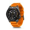 VICTORINOX DIVE PRO Automatikuhr mit Titan Schwarz Orange Gummi Wasserdicht Analog Perfekt für Outdoor Geschenk für Schwarz 241996 Herrengehäuse, Zifferblatt,