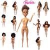 Arical Doll Toy 11.5 Inch 4d Brown African Jointed Doll 30cm Height Plastic Material Static Display