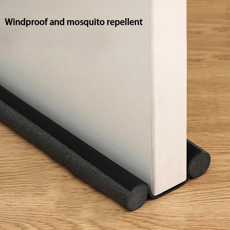 Door Sealing Strip Door Gap Sound Insulation Strip Bedroom Windproof Waterproof Adhesive Foam Rubber Strip Washable