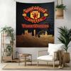Manchester Custom Your Name Wall Decor Tapestry Art For Pet Memorial Birthdaywedding Party Backdrop Family Gift