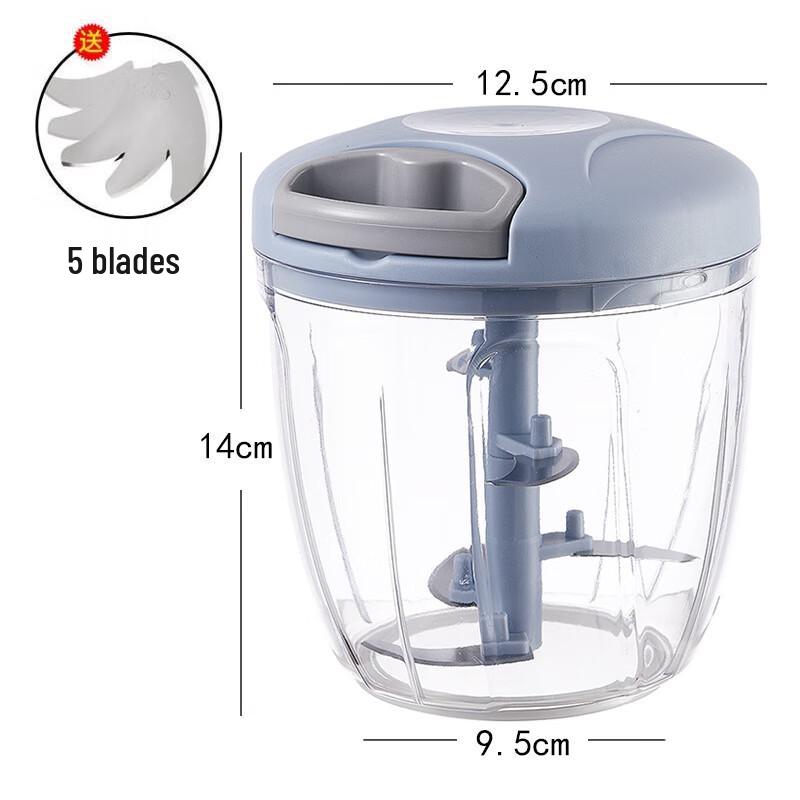 Zhao Ran 1000ML Manual Pull-String Garlic Chopper