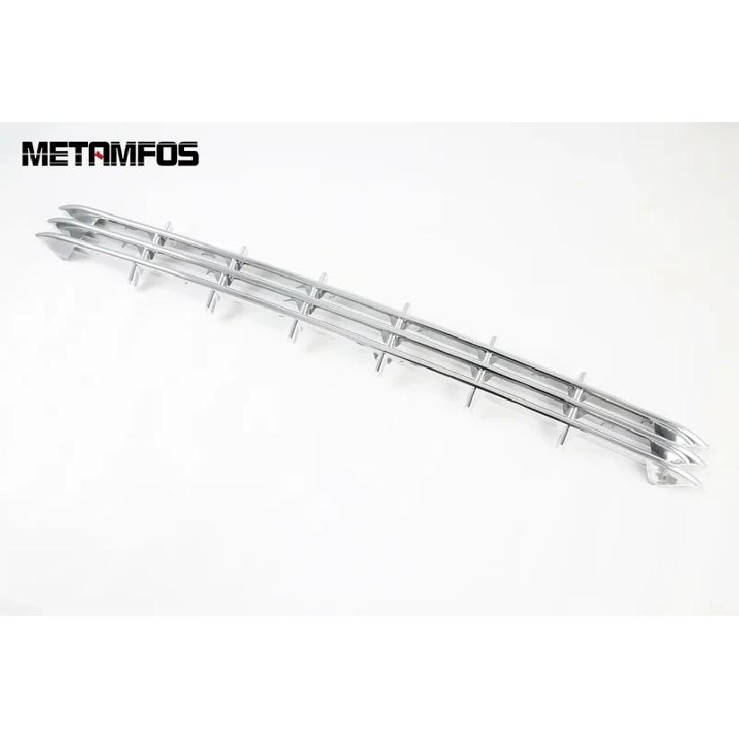 Front Bumper Grille Racing Grill Cover Molding Trim For Toyota Corolla Cross -2024 2025 Chrome Accessories Car Styling