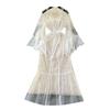 Sexy See-through Mesh Long Nightgown
