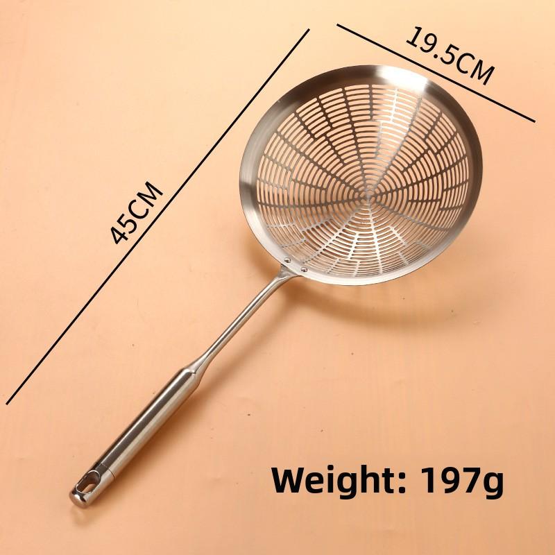 Household Large Food-grade Fried Kitchen Dumplings Long-handled Spoon